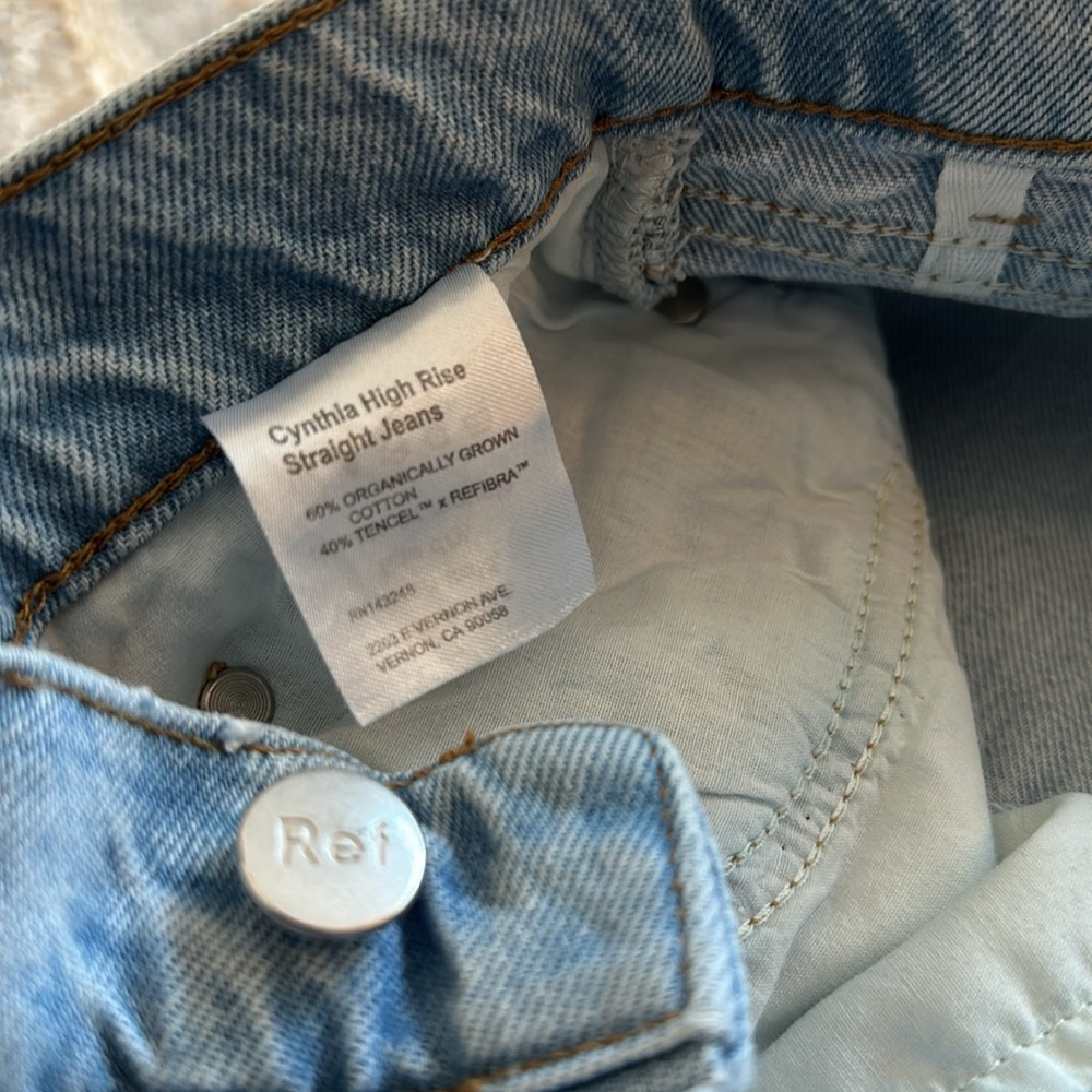 Reformation Cynthia High Rise Straight Leg Jeans - Picture 12 of 12